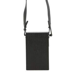 FENDI Black Leather Shoulder Bag